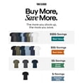 thumbnail image 3 of Camisetas para hombre True Classic con dobladillo curvo, paquete de 4, talla XL, 3 of 9