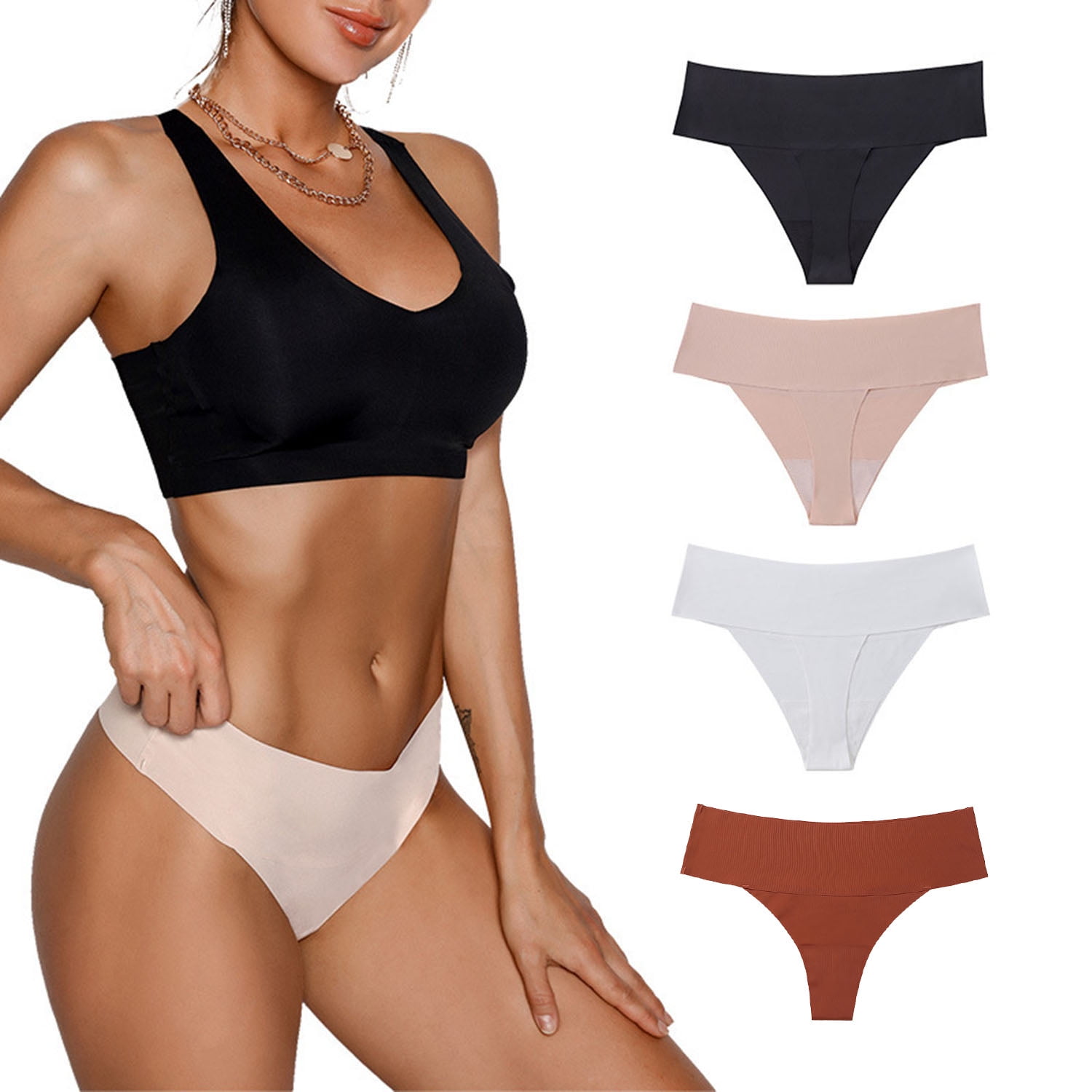 Soutien-gorge Et Culottes Respirants Pour Femme – Taille Moyenne – Couleurs Unies – Confort Quotidien
