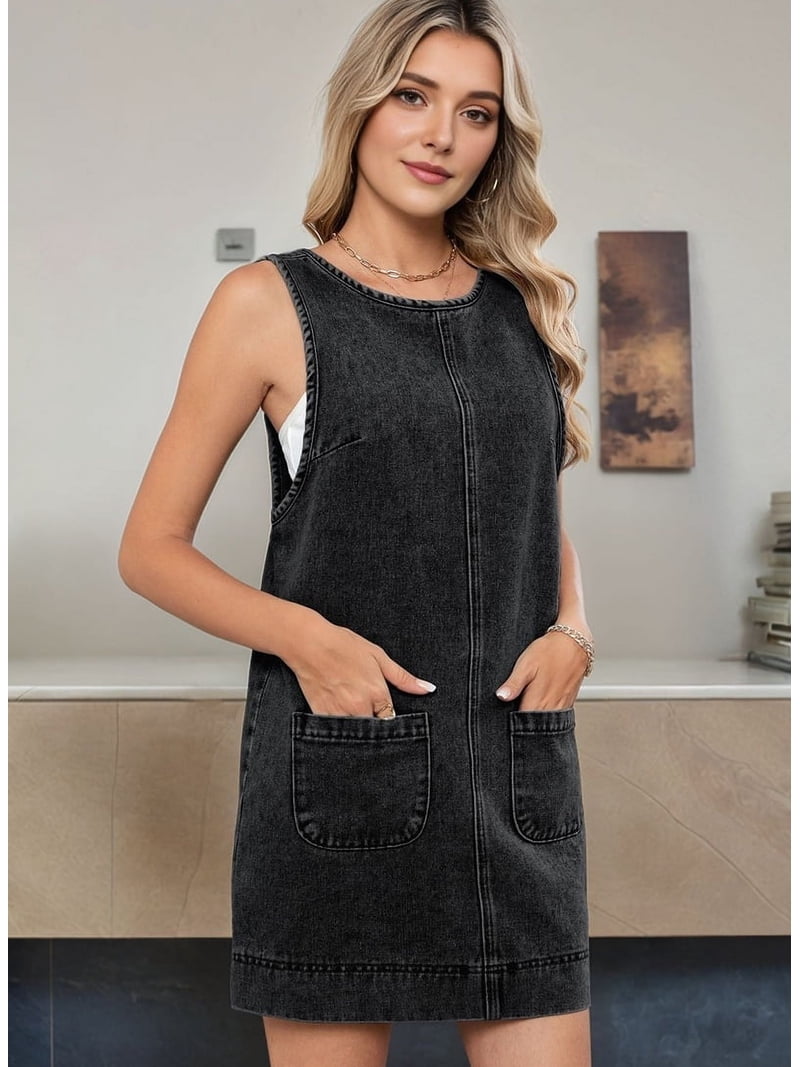 black and grey jumper dress Black Comme des Garçons: Jumper Dress (Indigo/Black)
