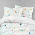 thumbnail image 3 of 3D Colorful Geometric shape Quilt Cover Set Bedding Set Pillowcases, 3 of 6