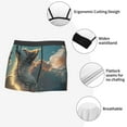 thumbnail image 5 of Haiem Starry Sky Cloud Wolf Men's Boxer Briefs, Every Day Comfort Stretch Cotton Moisture-Wicking Underwear-Large, 5 of 8