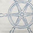 thumbnail image 2 of Simply Daisy 14" x 20" Large Ship Wheel Nautical Decorative Indoor Pillow, 2 of 3