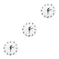 thumbnail image 1 of Guardoinrt Round Music Keyboard Wall Clock Unique Style And Silent Operation For Any Room Elegant Piano Key Clock ABS Timeless Ballet 1 3Set, 1 of 6