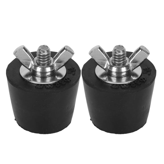 Swimming Pool Winterizing Plug Set, Leakproof Rubber Steel, 2 Count