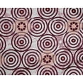 thumbnail image 4 of oneOone Polyester Lycra Maroon Fabric Diamond & Circles Geometric Sewing Fabric By The Yard Printed Diy Clothing Sewing Supplies 56 Inch Wide, 4 of 4