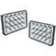 thumbnail image 1 of 2 uds., 4x6 pulgadas, 90w, bombillas Led, faros delanteros transparentes, reemplazo Rectangular, faros delanteros sellados, dontodent Kuyhfg Sin marca, 1 of 4