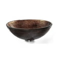 thumbnail image 2 of KRAUS Copper Illusion Glass Vessel Sink in Brown with Pop-Up Drain and Mounting Ring in Chrome, 2 of 6