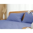 thumbnail image 5 of HOMTEC 200TC 100% Cotton Percale Weave, Pillowcase Set of 2, Standard/Queen, Purplish Blue, 5 of 8