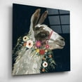 thumbnail image 3 of Epic Art 'Lovely Llama I' by Victoria Borges, Acrylic Glass Wall Art, 12"x12", 3 of 8