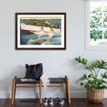 thumbnail image 3 of Art.com Women Waterskiing by Motorboat Art Print, Brown Frame Wall Art, 44" x 32", 3 of 5