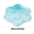 thumbnail image 3 of Mikilon Bathroom Rugs Wool Imitation Sheepskin Rugs Faux Non Slip Bedroom Carpet Mats Pink, 3 of 9