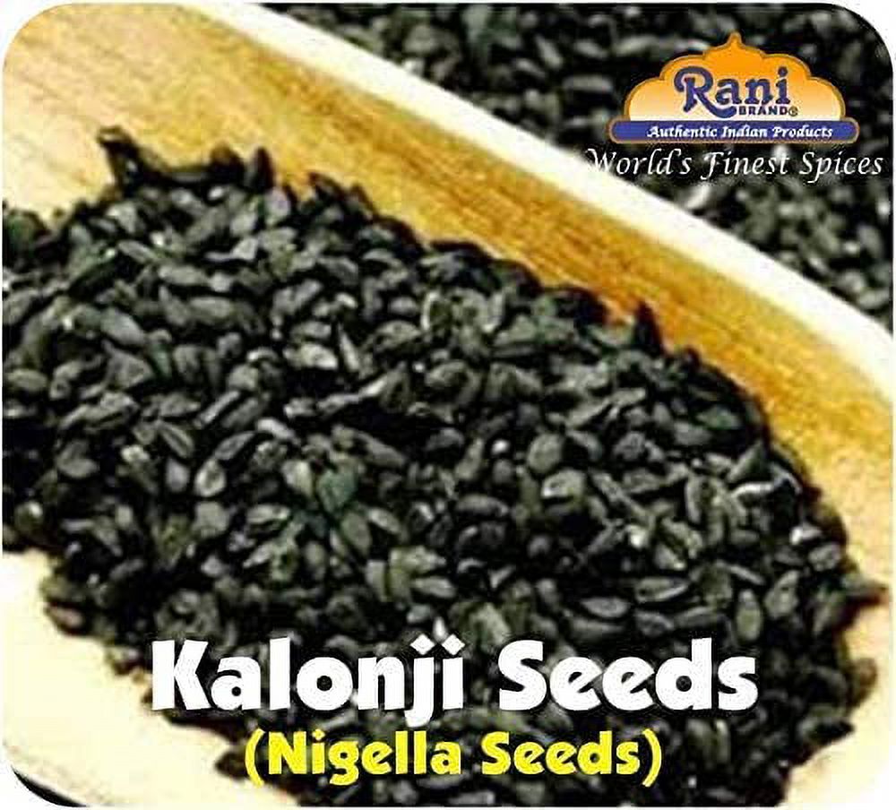 Rani Kalonji Seeds Whole (Black Seed, Nigella Sativa, Black Cumin) Spice 16oz (454g) PET Jar, All Natural ~ Gluten Friendly | NON-GMO | Vegan | Indian Origin - image 2 of 4
