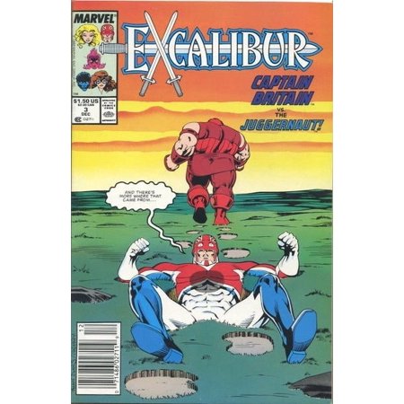 Excalibur #3 (Newsstand) VF ; Marvel Comic Book