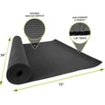 thumbnail image 4 of Extra Long Lightweight Fitness Mat with Non-Slip Banmo, 4 of 5