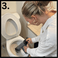 thumbnail image 5 of No Mess Toilet Plunger Johnny Jolter ® - Powerful Drain Unclogger with Water Pressure for Toilets - No Splashback Alternative for Fast Toilet Clog Removal, Heavy Duty Drain Clearing Tool - Made in US, 5 of 12