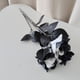 thumbnail image 5 of Flor artificial rosa negra flor artificial de seda rosa artificial adecuada para Halloween decoración de fiesta de boda familiar, 5 of 6