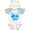 White & Heather w/ Ears, variant on Inktastic Ice Ice Baby Boys or Girls Baby Bodysuit