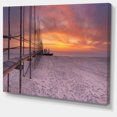 thumbnail image 2 of Texel Island Seaside Jetty Panorama - Art Mural Moderne sur Toile, 2 of 4