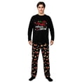 thumbnail image 4 of LuLiaMenton Couples Christmas Pajamas Dachshund Dog Through The Snow Pjs Set, Womens L, 4 of 5