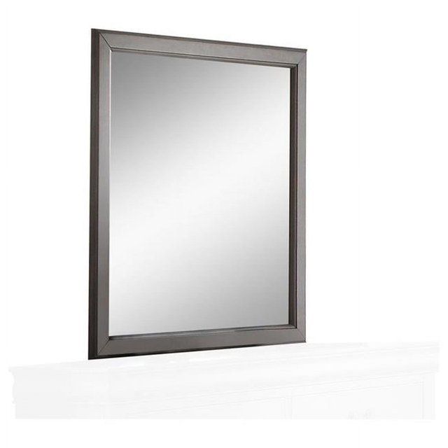 Benzara BM123498 Louis Philippe III Mirror, Gray