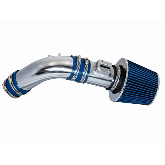 Rtunes Racing Short Ram Air Intake Kit   Filter Combo Compatible For 04-07 Honda Accord 2.4L L4 SULEV (Blue)