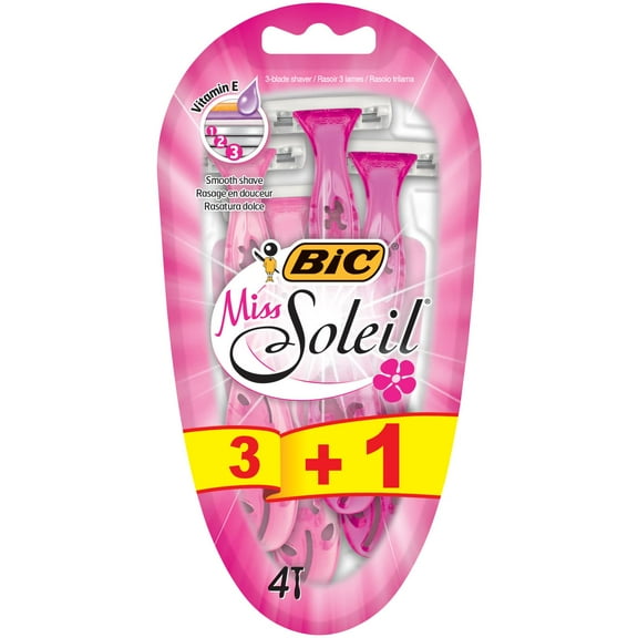 BIC Miss Soleil X Disposable Women's Razors 3 1