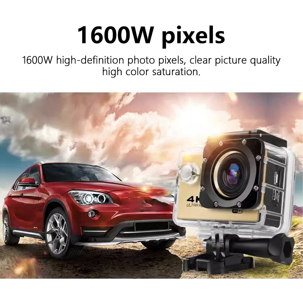 lanema Multifunctional Action Camera Video Camacorder 4K for Water Activity Easy Mount