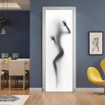 thumbnail image 2 of Etiqueta De La Puerta 77 Cm X 200 Cm Baño Mujer Cartel De La Puerta Papel Tapiz Etiqueta De La Puerta Trompe L'oeil Efecto 3D Interior Pvc Pegatinas De Pared Baño Cocina Decora, 2 of 5