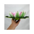 thumbnail image 3 of Solar Powered LED Lotus Flower Light Floating Fountain Pond Garden Pool Lamp, 3 of 7