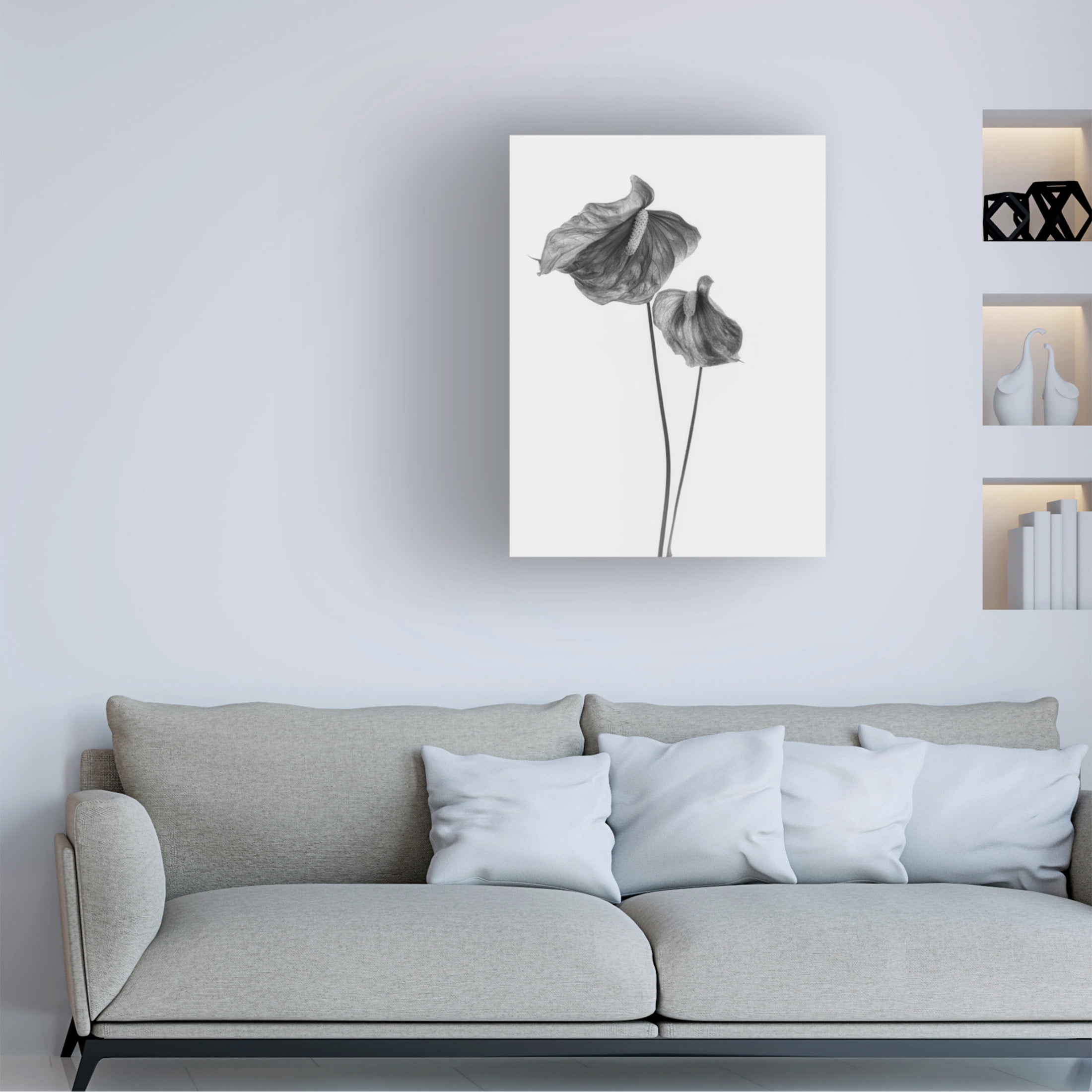 Trademark Fine Art Lotte Gronkjar Anthurium Canvas Wall Art