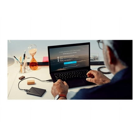 WD - My Passport 4TB External USB 3.0 Portable Hard Drive - Black