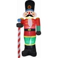 thumbnail image 3 of 6 FT Cedar Garland&Inflatable Nutcracker Soldier, 3 of 8