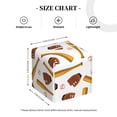 thumbnail image 4 of Lsque Baseball Sport Printed Tissue Box Cover Holder, Facial Paper Organizer Dispenser,Square with Bottom Belt, PVC Leather Decorative Organizer, 4 of 8