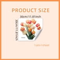 thumbnail image 2 of Home Decor Qwtwty Colorful Bouquet Glass Stickers Double Side Printing Visible Glass Stickers Removable, 2 of 6