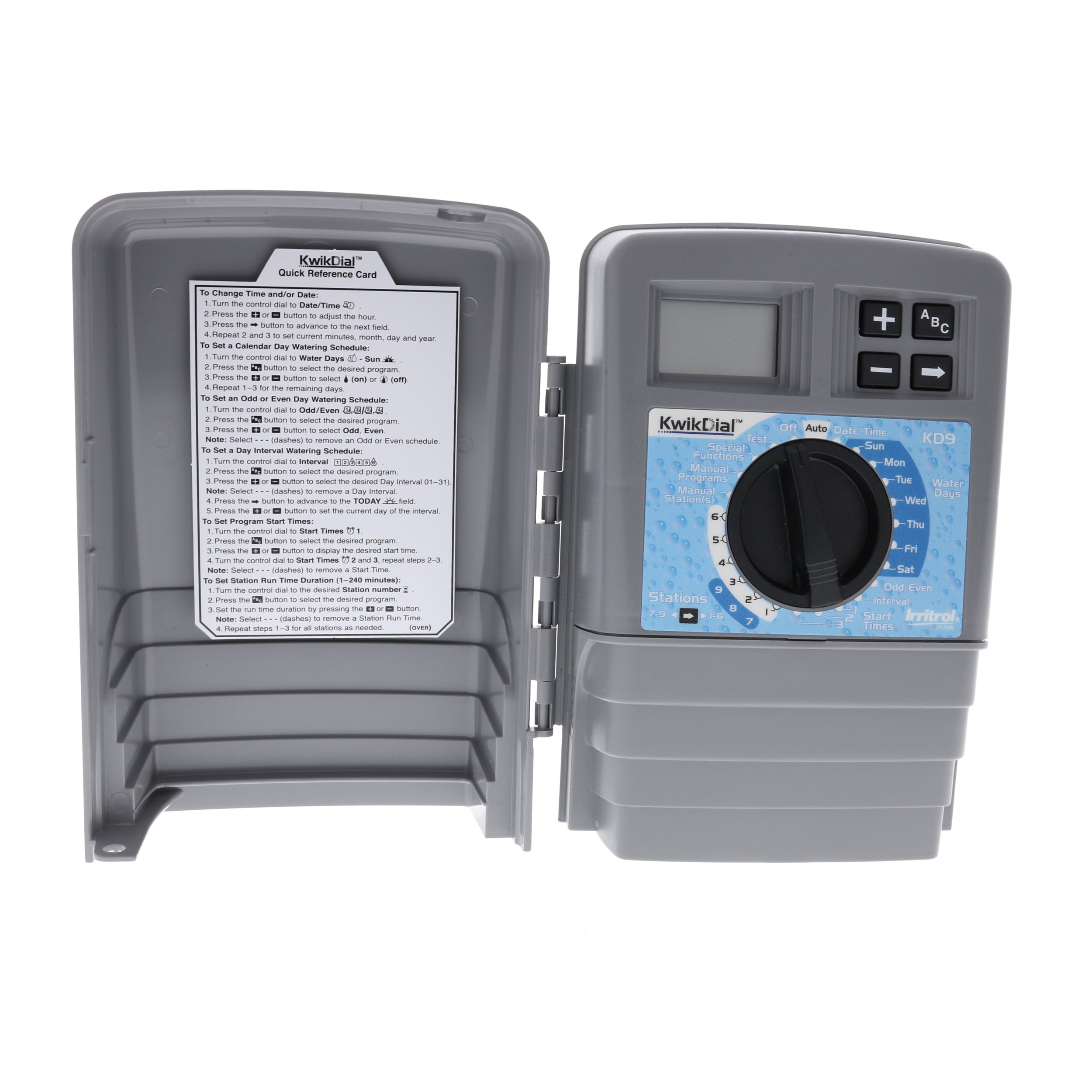Irritrol 9 Station KwikDial Sprinkler System Controller KD9EXT
