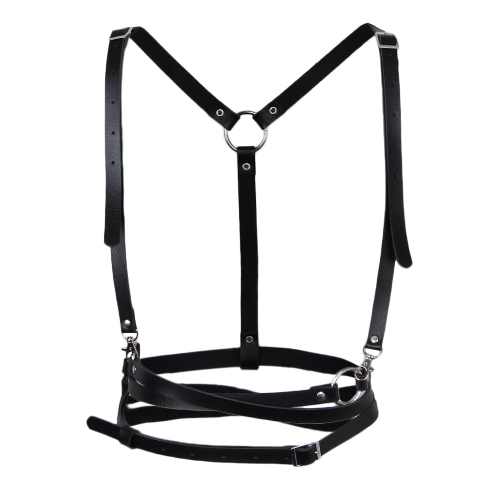 Ceinture en Cuir Ceinture Poitrine Harnais Parti Déguisement Robe