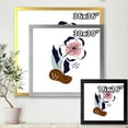 thumbnail image 4 of Designart 'Abstract Minimal Shapes Under Flowers IV' Modern Framed Art Print, 4 of 4