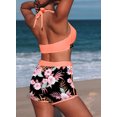 thumbnail image 2 of Aleumdr 2 Pieces Bikini Set for Women Halter Bikinis Sexy Swimsuit Summer Swimming Bathing Suits Pale Chestnut M, 2 of 4