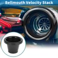 thumbnail image 2 of Unique Bargains Velocity Stack Bellmouth Durable 1.85" ID 3.39" OD Turbo Engine Air Intake Aluminum Alloy Black 1.85", 2 of 6