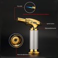 thumbnail image 3 of Butane Torch, Kitchen Torch Cooking Torch Creme Brulee Torch, Refillable Adjustable Flame Lighter for DIY, Creme, Brulee, BBQ and Baking(Butane Gas Not Included),Black,135mm, 3 of 7