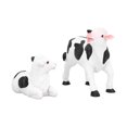 thumbnail image 3 of 2 Pcs Décoration de Cour en Résine Vache, 2 Styles Variés Miniatures Ornement Vache Mignonne Statues de Jardin Ensemble d'Animaux, Grand Application Décorations de Pelouse en Résine pour Extérieur, 3 of 8