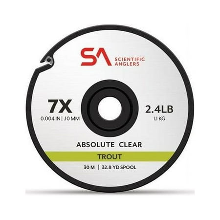 UPC: 0840309135184 | Scientific Angler 1120047 30 m Absolute Trout Tippet  Clear – Size 6X