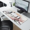 thumbnail image 2 of Unleash Gaming Precision: XL Pink Japanese Watercolor Cherry Blossom Mouse Pad, Non-Slip Rubber Base with Stitched Edges for Durability. An Ideal Blend of Style & Performance! 31.5x11.8 Inches., 2 of 7