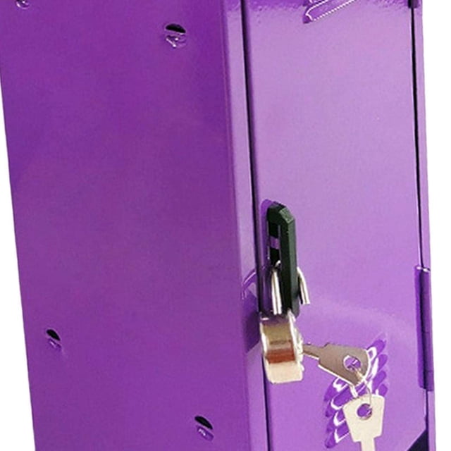 Langgg Petit Meuble de Rangement Vertical pour Maquillage, Meuble à Dossiers pour Coton, Entrée, Violet