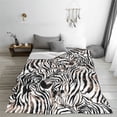 thumbnail image 5 of Pofeuu Leopard And Zebra Print Ultra-Soft Micro Fleece Blanket,for Bed Or Sofa,All Season Throw Blankets Flannel Blanket-60"x50", 5 of 7