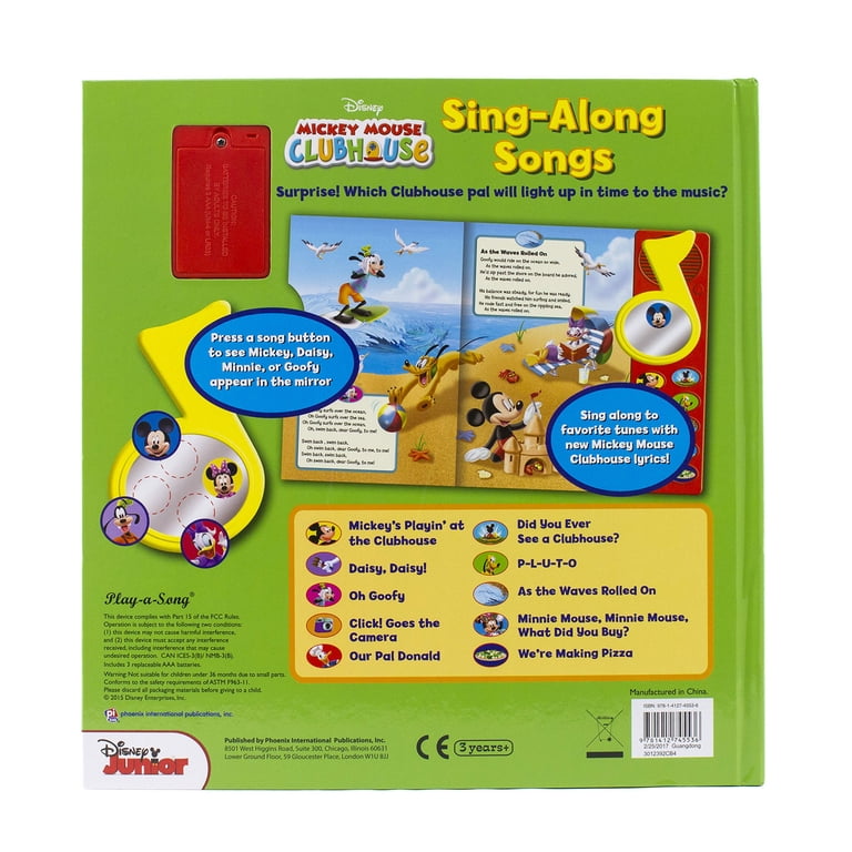 Play-A-Song Disney Junior Mickey Mouse Clubhouse Sing-Along