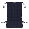 thumbnail image 2 of SINGES Rocking Chair Cushion and Pads Corduroy Chair Cushion with Ties Back and Seat Cushion for Desk Chair, Dining Chairs, Kitchen Chair, Lounge Chair 17.5x39 in, 2 of 6