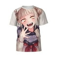 thumbnail image 5 of My Hero Academia Himiko Toga Cute T-Shirt for Men Novelty 3D Pritneted Casual Short Sleeve Tees Shirt Summer Street T Shirt Top, 5 of 7