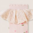 thumbnail image 6 of Ruffle Crew Socks,Cute Floral Frilly Socks Girls,Casual Turn Cuff Soft Crew Socks for Baby to Toddler Girls 0-12 Months 1T 2T 3T 4T 5T Kids, 6 of 9
