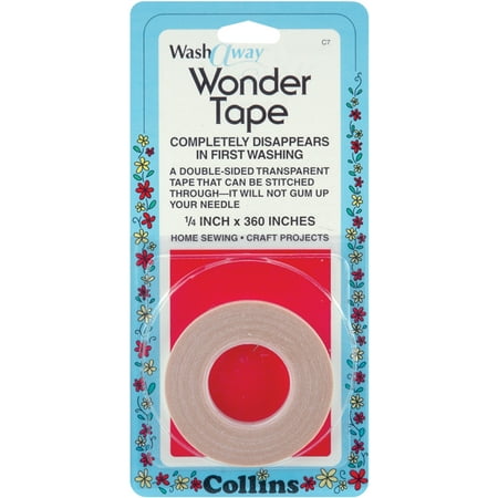 Collins Wash Away Wonder Tape 1/4